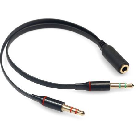 Adaptador Stereo 651404 Y - 3.5 mm Hembra a 3.5 mm BROBOTIX 651404, 3.5 mm, Negro, 20cm Adaptador Stereo 651404 Y - 3.5 mm Hembra a 3.5 mm BROBOTIX 651404, 3.5 mm, Negro, 20cm